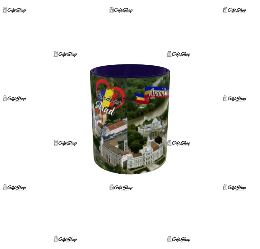 Arad romania, cana ceramica, 330ml, model cgs1760